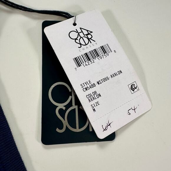 Chaser NWT Women's Medium Blue 100% Cotton Woodstock 1969 Rainbow Tank Top - Picture 7 of 8